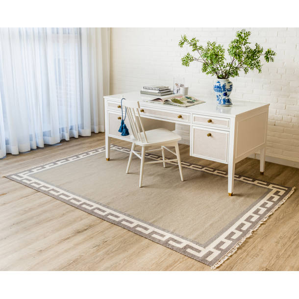 Erin Gates by Momeni Thompson Handmade Flatweave Wool Ivory Rug Wayfair